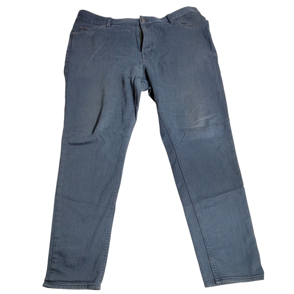 Banana Republic Traveler Skinny Fit Jeans Mens 38x32 Blue Gray Stretch Pants